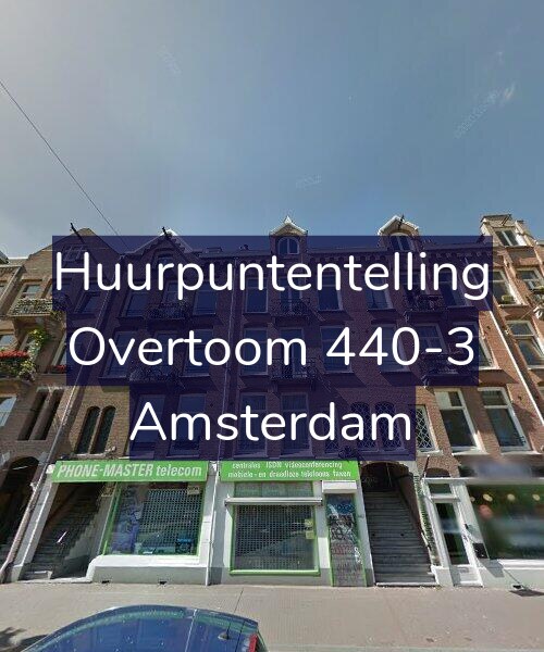 Foto gevel Huurpuntentelling voor Overtoom 440-3, Amsterdam