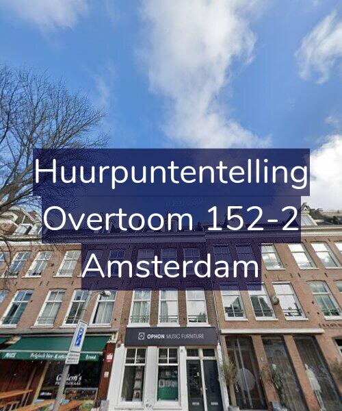 Foto gevel Huurpuntentelling voor Overtoom 152-2, Amsterdam