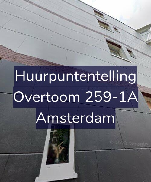 Foto gevel Huurpuntentelling voor Overtoom 259-1A, Amsterdam