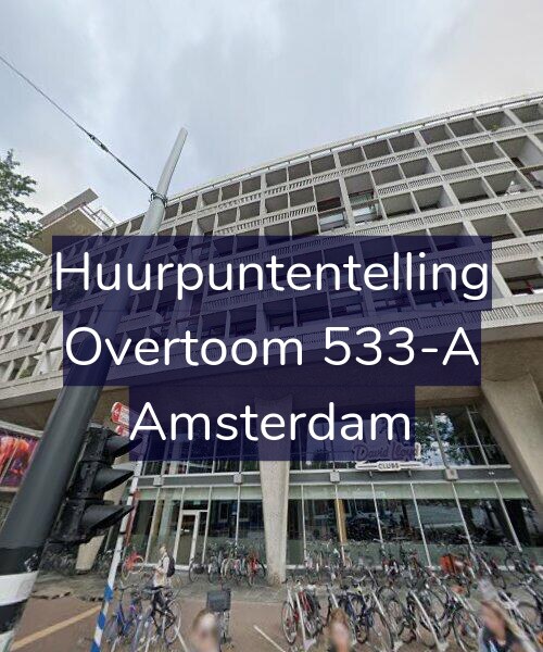 Foto gevel Huurpuntentelling voor Overtoom 533-A, Amsterdam