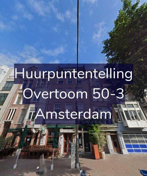 Foto gevel Huurpuntentelling voor Overtoom 50-3, Amsterdam