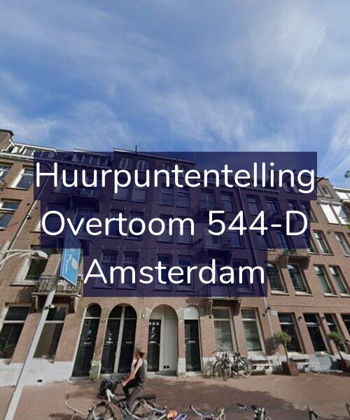 Foto gevel Huurpuntentelling voor Overtoom 544-D, Amsterdam