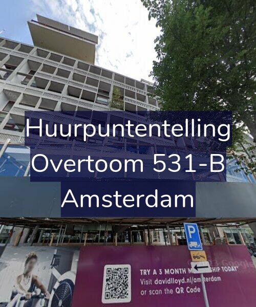 Foto gevel Huurpuntentelling voor Overtoom 531-B, Amsterdam