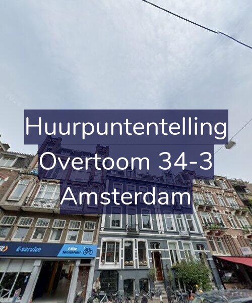 Foto gevel Huurpuntentelling voor Overtoom 34-3, Amsterdam