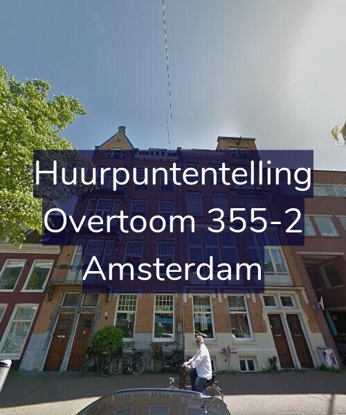 Foto gevel Huurpuntentelling voor Overtoom 355-2, Amsterdam