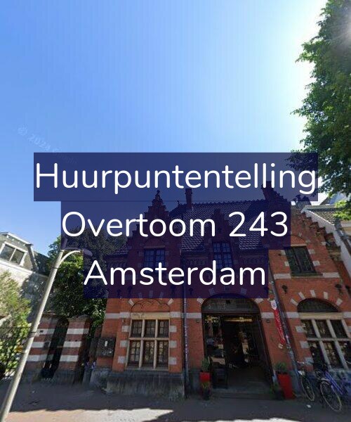 Foto gevel Huurpuntentelling voor Overtoom 243, Amsterdam