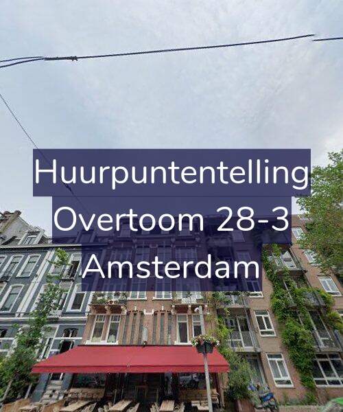 Foto gevel Huurpuntentelling voor Overtoom 28-3, Amsterdam