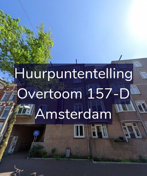 Foto gevel Huurpuntentelling voor Overtoom 157-D, Amsterdam