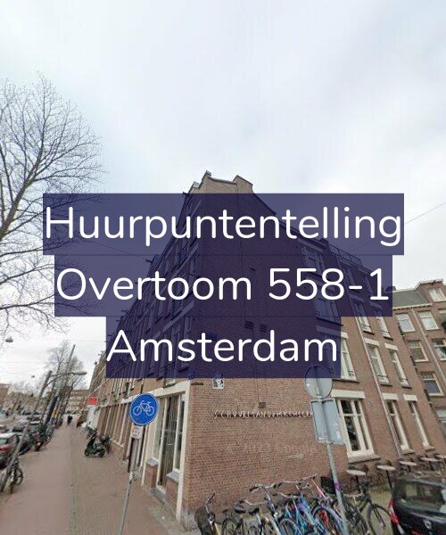 Foto gevel Huurpuntentelling voor Overtoom 558-1, Amsterdam