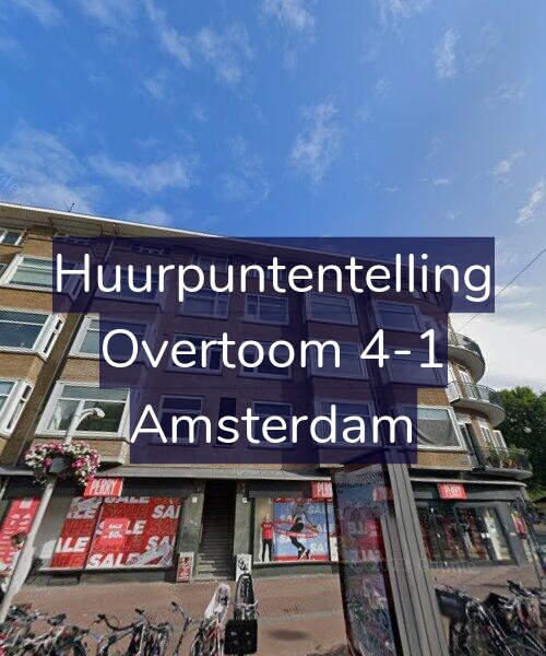 Foto gevel Huurpuntentelling voor Overtoom 4-1, Amsterdam