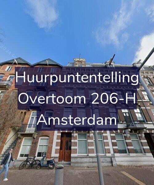 Foto gevel Huurpuntentelling voor Overtoom 206-H, Amsterdam