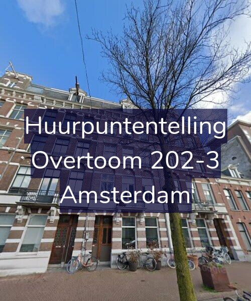 Foto gevel Huurpuntentelling voor Overtoom 202-3, Amsterdam