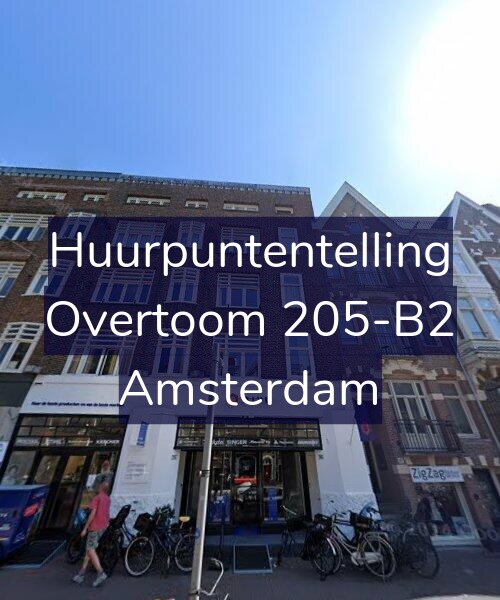 Foto gevel Huurpuntentelling voor Overtoom 205-B2, Amsterdam