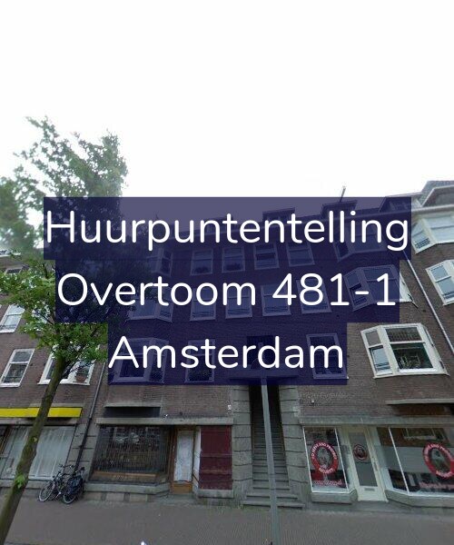Foto gevel Huurpuntentelling voor Overtoom 481-1, Amsterdam
