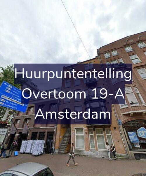 Foto gevel Huurpuntentelling voor Overtoom 19-A, Amsterdam