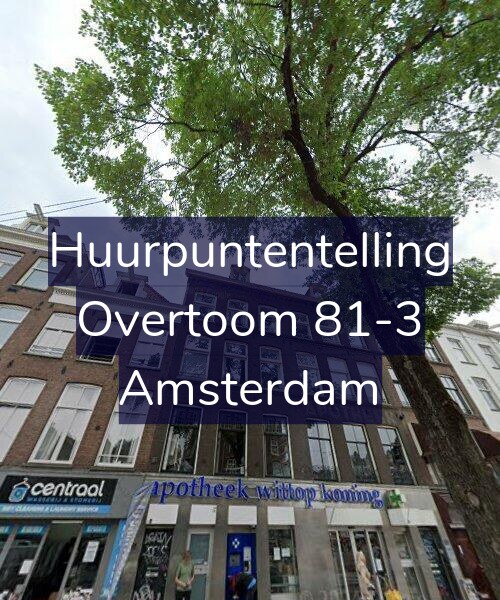 Foto gevel Huurpuntentelling voor Overtoom 81-3, Amsterdam