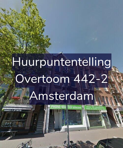 Foto gevel Huurpuntentelling voor Overtoom 442-2, Amsterdam