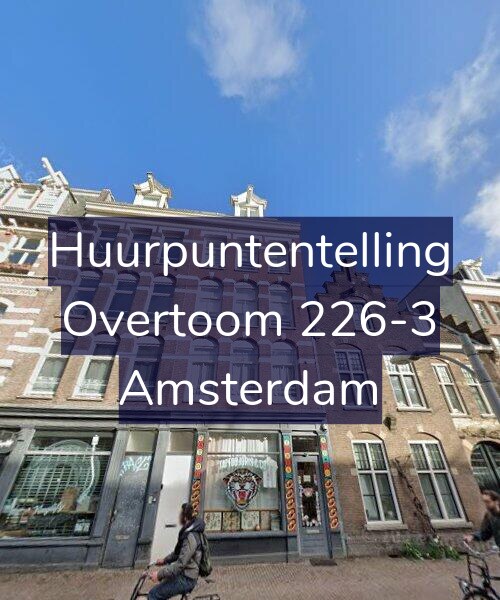 Foto gevel Huurpuntentelling voor Overtoom 226-3, Amsterdam