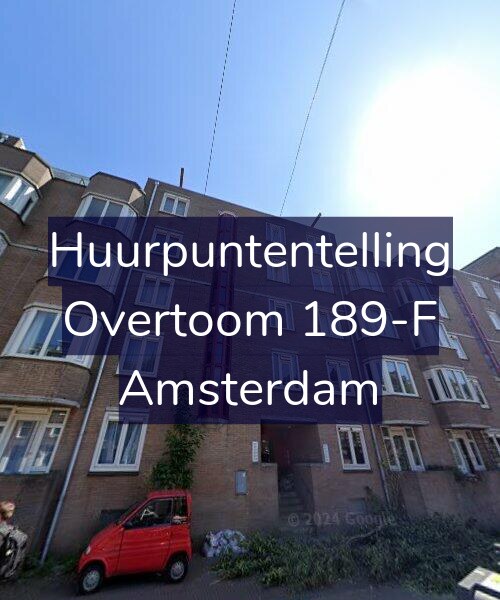 Foto gevel Huurpuntentelling voor Overtoom 189-F, Amsterdam