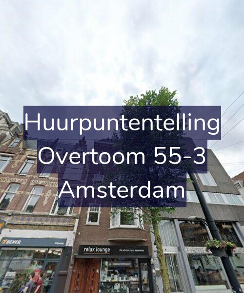 Foto gevel Huurpuntentelling voor Overtoom 55-3, Amsterdam