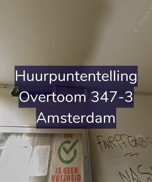 Foto gevel Huurpuntentelling voor Overtoom 347-3, Amsterdam