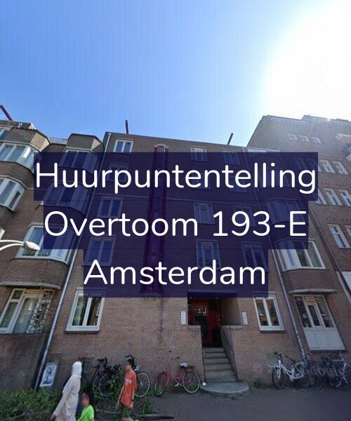 Foto gevel Huurpuntentelling voor Overtoom 193-E, Amsterdam