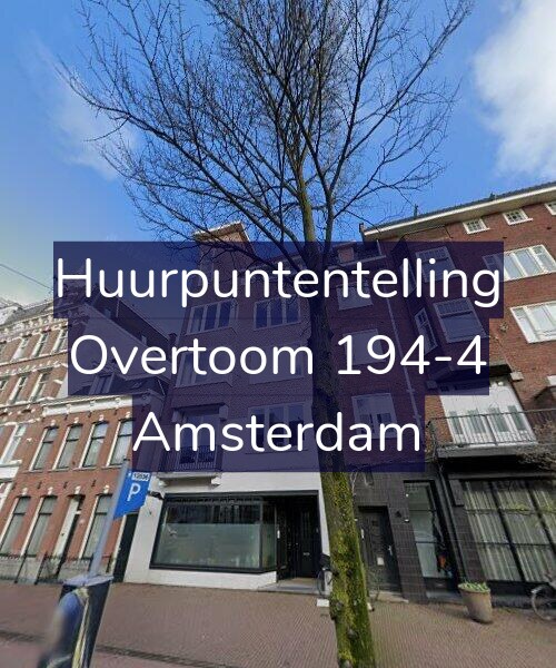 Foto gevel Huurpuntentelling voor Overtoom 194-4, Amsterdam