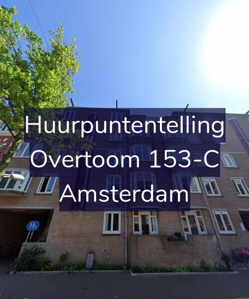 Foto gevel Huurpuntentelling voor Overtoom 153-C, Amsterdam