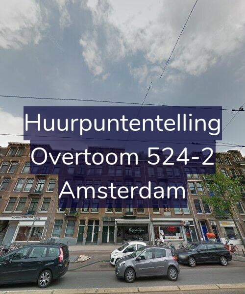 Foto gevel Huurpuntentelling voor Overtoom 524-2, Amsterdam