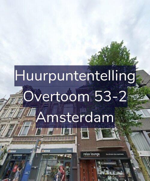 Foto gevel Huurpuntentelling voor Overtoom 53-2, Amsterdam