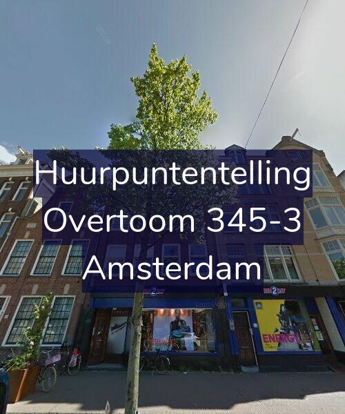 Foto gevel Huurpuntentelling voor Overtoom 345-3, Amsterdam