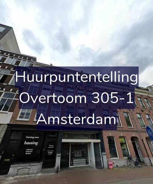 Foto gevel Huurpuntentelling voor Overtoom 305-1, Amsterdam