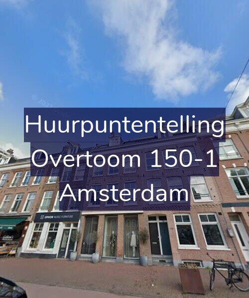 Foto gevel Huurpuntentelling voor Overtoom 150-1, Amsterdam