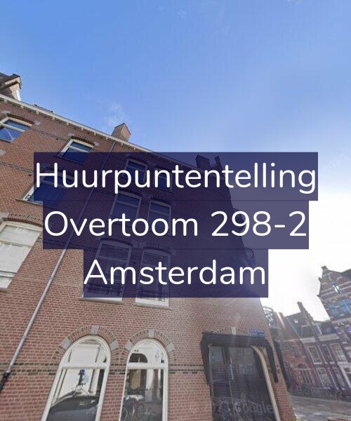 Foto gevel Huurpuntentelling voor Overtoom 298-2, Amsterdam