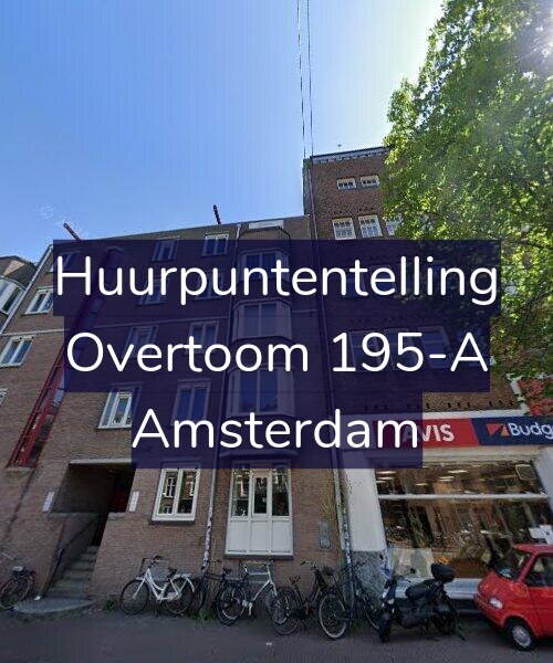 Foto gevel Huurpuntentelling voor Overtoom 195-A, Amsterdam