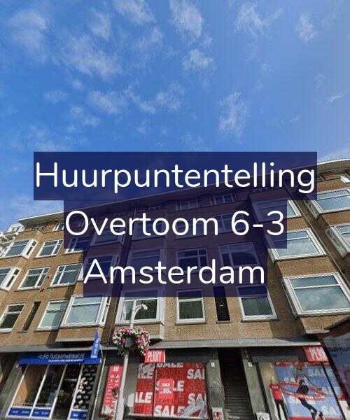 Foto gevel Huurpuntentelling voor Overtoom 6-3, Amsterdam