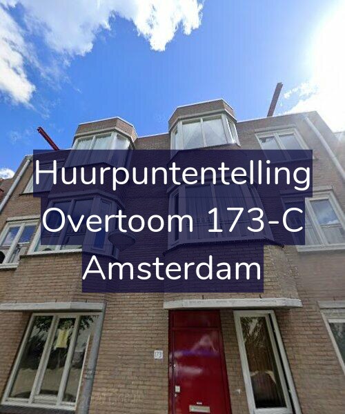 Foto gevel Huurpuntentelling voor Overtoom 173-C, Amsterdam