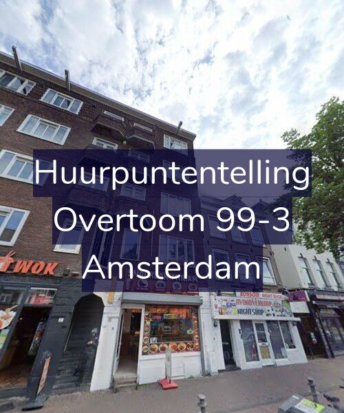 Foto gevel Huurpuntentelling voor Overtoom 99-3, Amsterdam