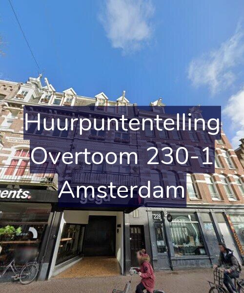 Foto gevel Huurpuntentelling voor Overtoom 230-1, Amsterdam