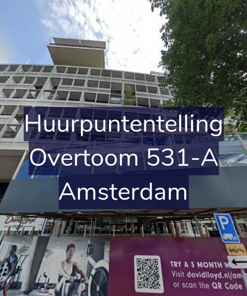Foto gevel Huurpuntentelling voor Overtoom 531-A, Amsterdam
