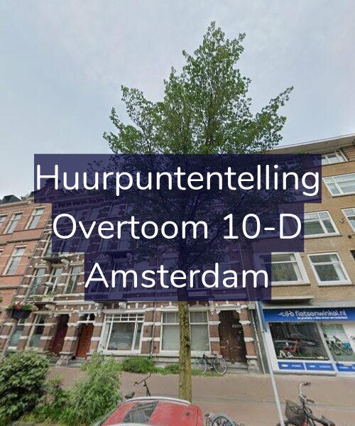 Foto gevel Huurpuntentelling voor Overtoom 10-D, Amsterdam