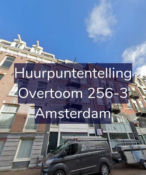 Foto gevel Huurpuntentelling voor Overtoom 256-3, Amsterdam