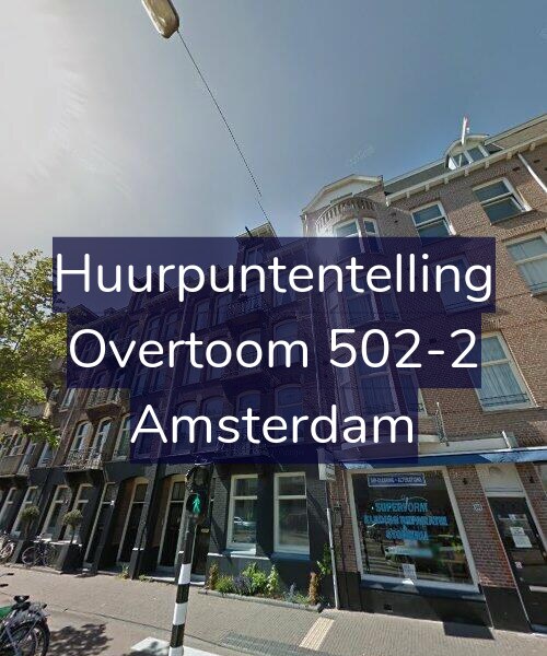 Foto gevel Huurpuntentelling voor Overtoom 502-2, Amsterdam