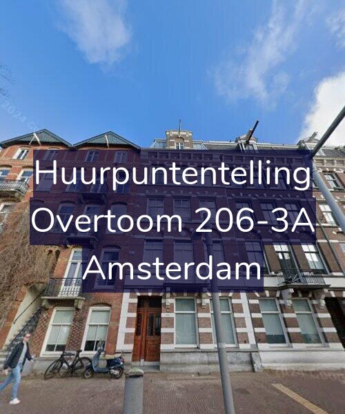 Foto gevel Huurpuntentelling voor Overtoom 206-3A, Amsterdam