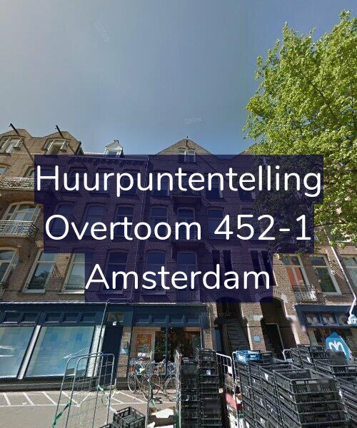 Foto gevel Huurpuntentelling voor Overtoom 452-1, Amsterdam