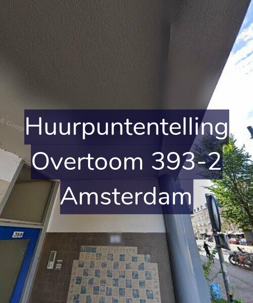 Foto gevel Huurpuntentelling voor Overtoom 393-2, Amsterdam