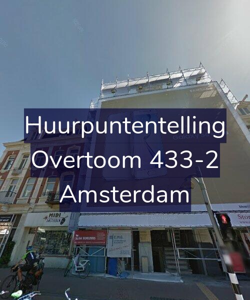 Foto gevel Huurpuntentelling voor Overtoom 433-2, Amsterdam