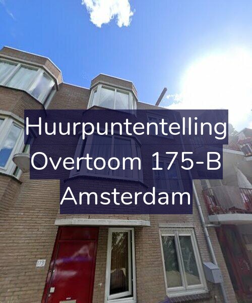 Foto gevel Huurpuntentelling voor Overtoom 175-B, Amsterdam