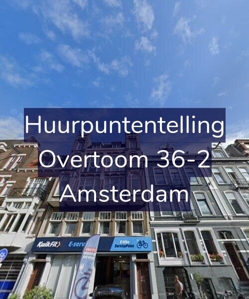 Foto gevel Huurpuntentelling voor Overtoom 36-2, Amsterdam