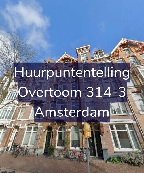Foto gevel Huurpuntentelling voor Overtoom 314-3, Amsterdam